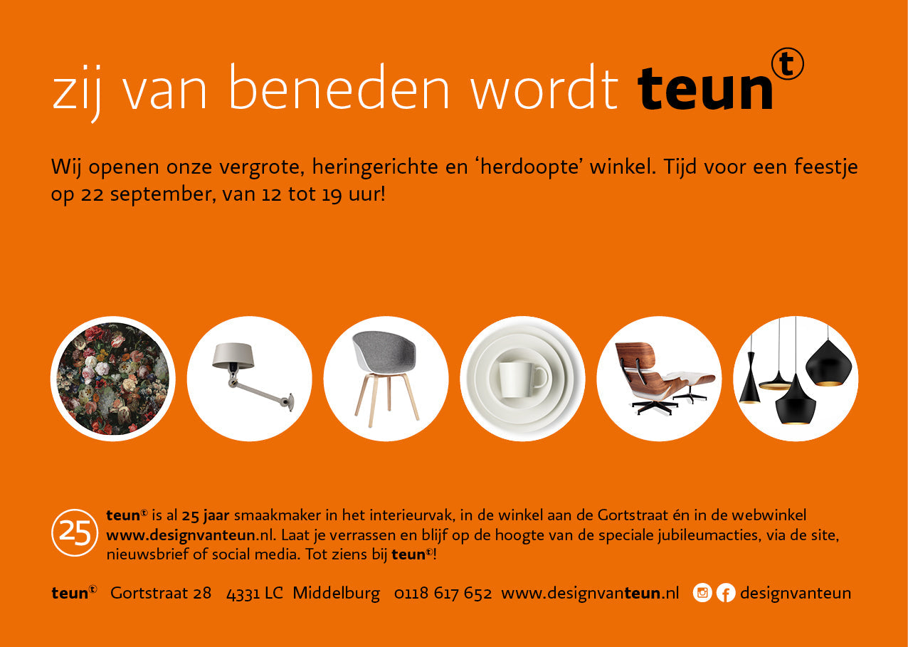 Van Haar van Boven & Zij van Beneden naar Design van Teun – Een Nieuwe Koers