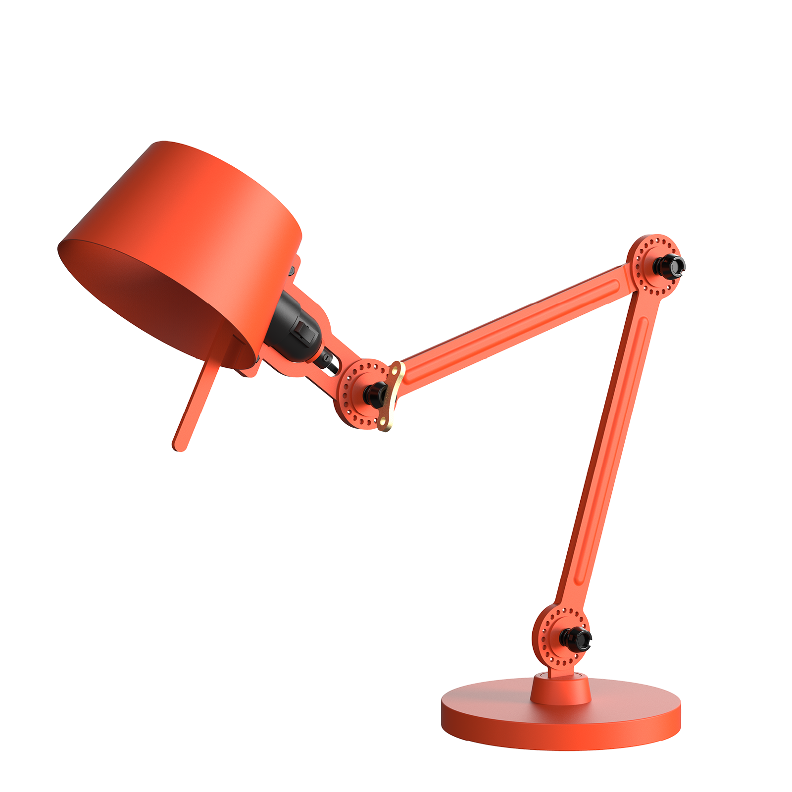 Bolt bureaulamp small twee armen op voet