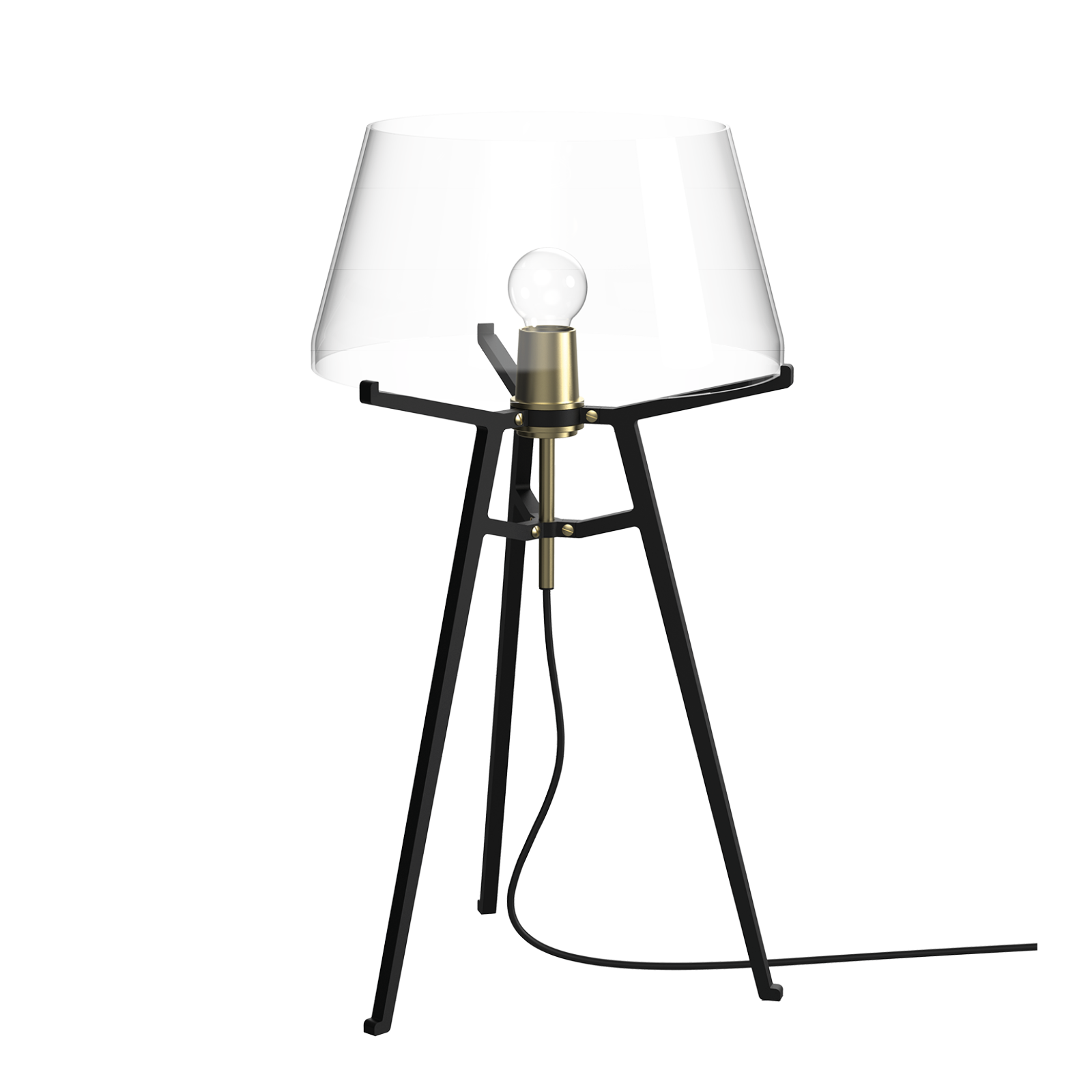 Ella tafellamp transparant