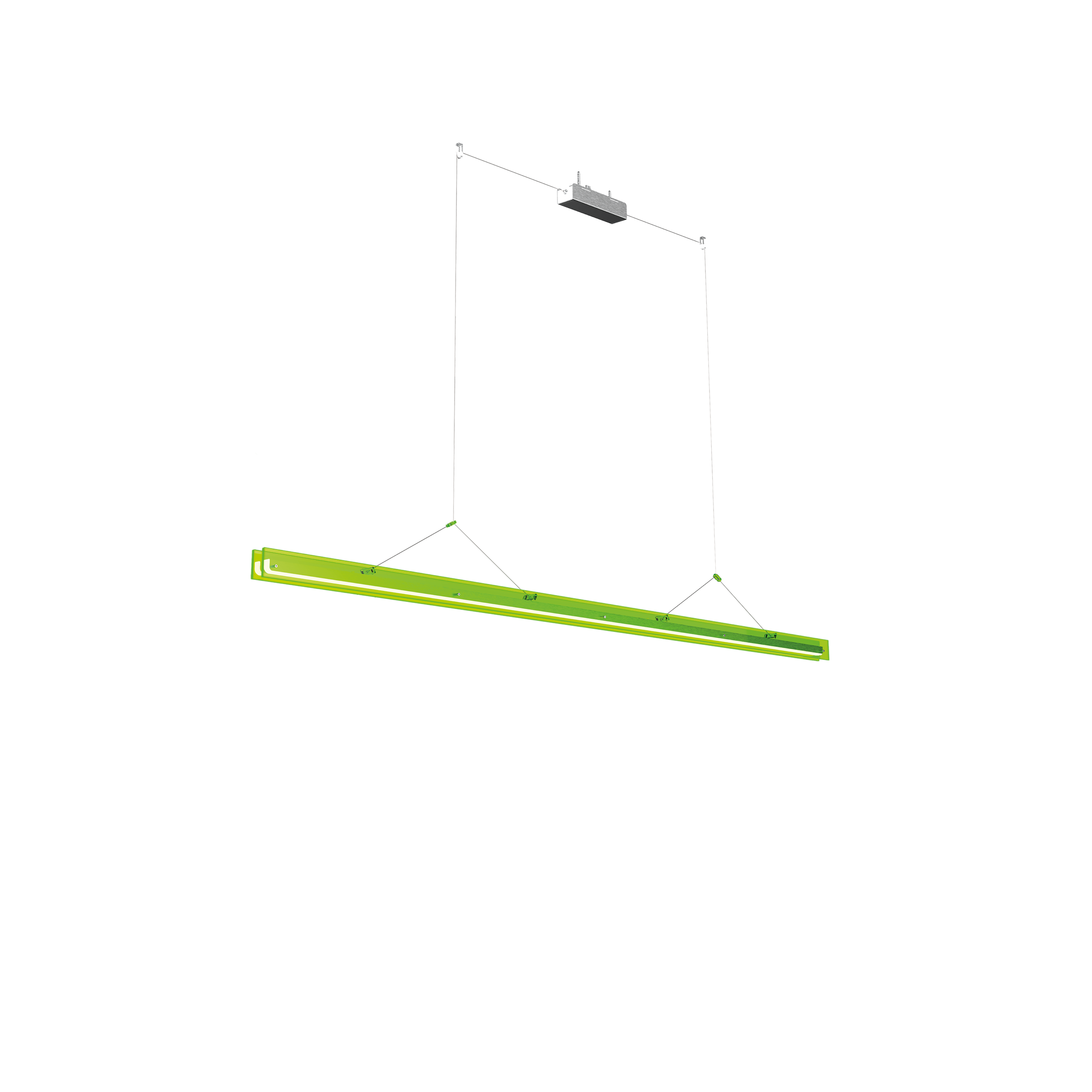 Bridge hanglamp - 180 cm.