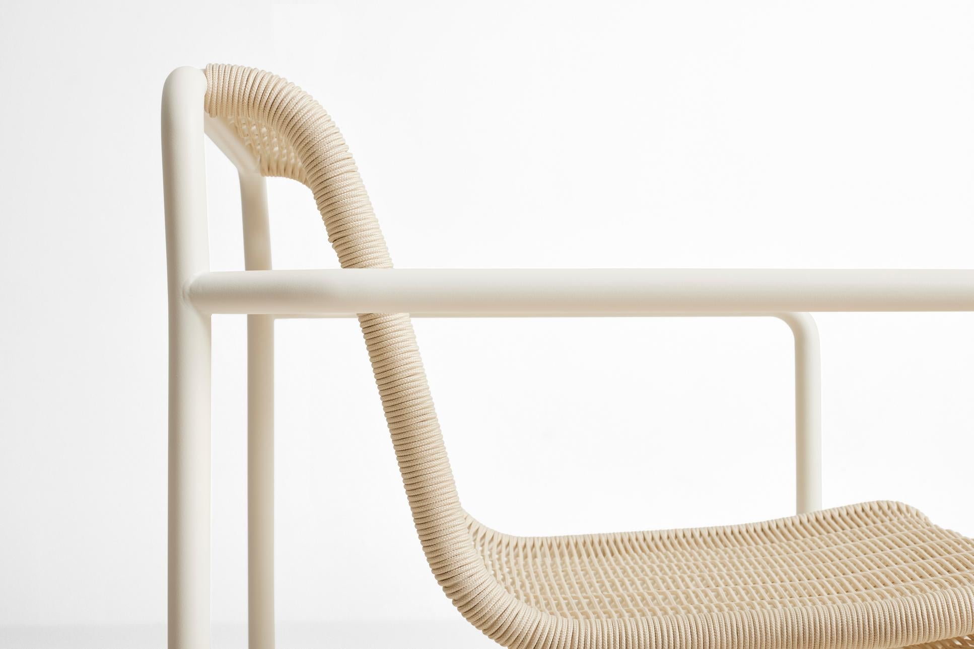 Palissade Cord Loungestoel met armleuning