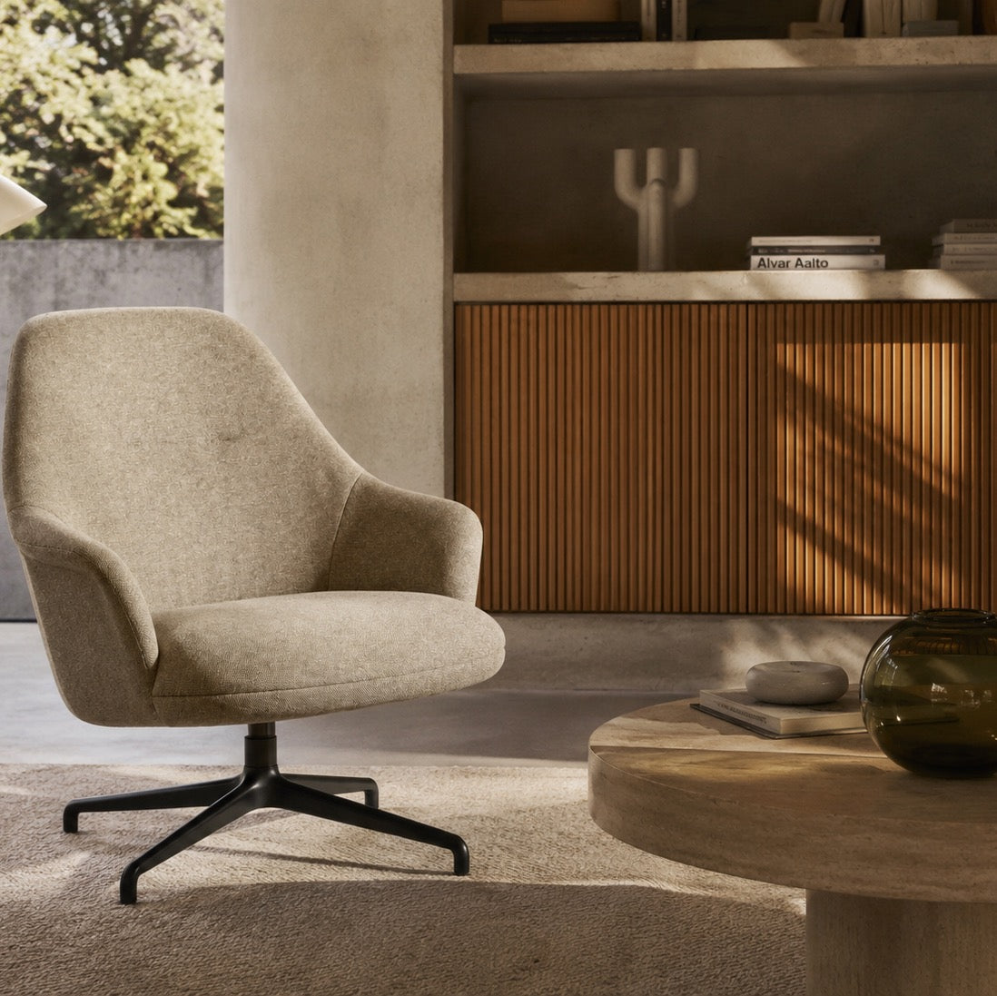 Rely HW139 loungechair - chroom onderstel