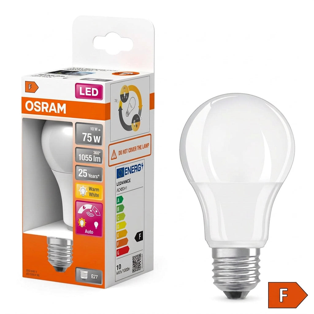 Osram LED lamp E27 | Mat | Warm White | 2700K | 10W (75W)
