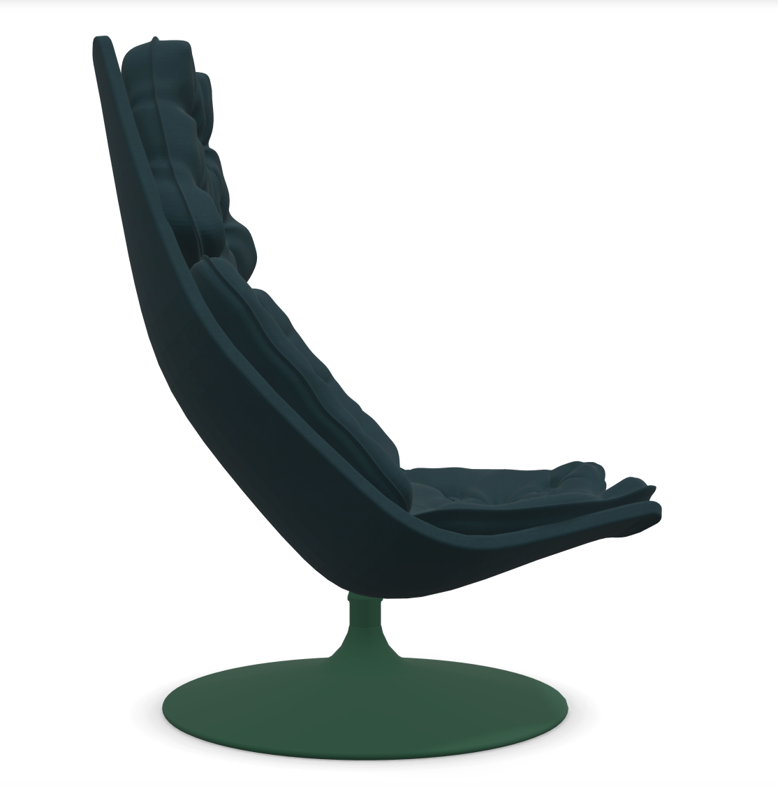 Artifort F588 high back fauteuil - disk swiveling