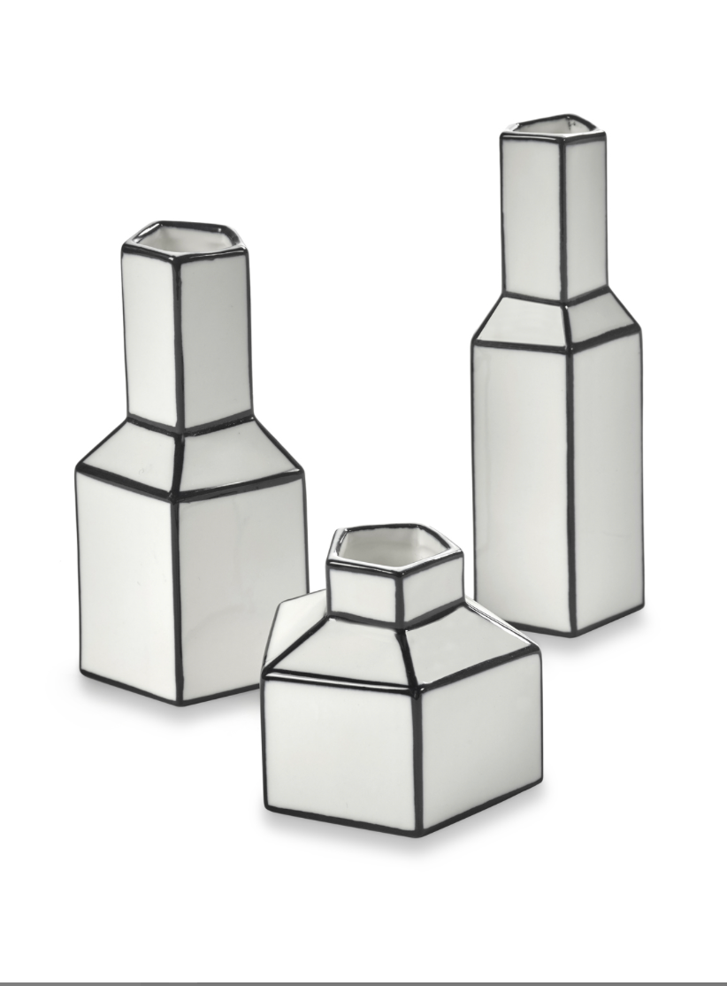 Serax Vaas L wit/zwart - Carte blanche