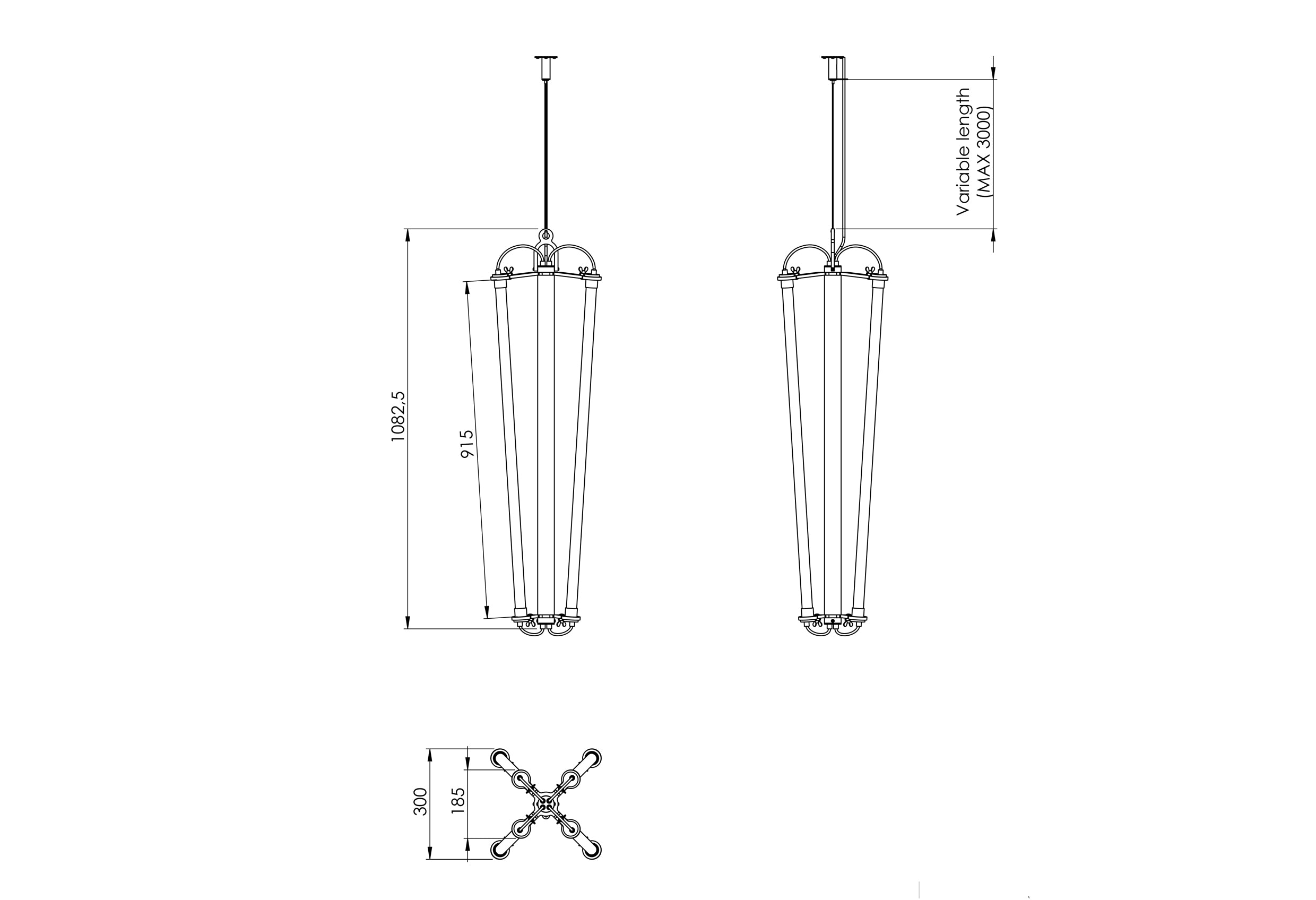 Mr. Tubes kroonluchter LED