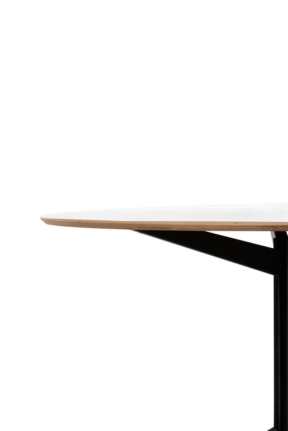TE 06 tafel zwart Martin Visser - Ø 130 cm.