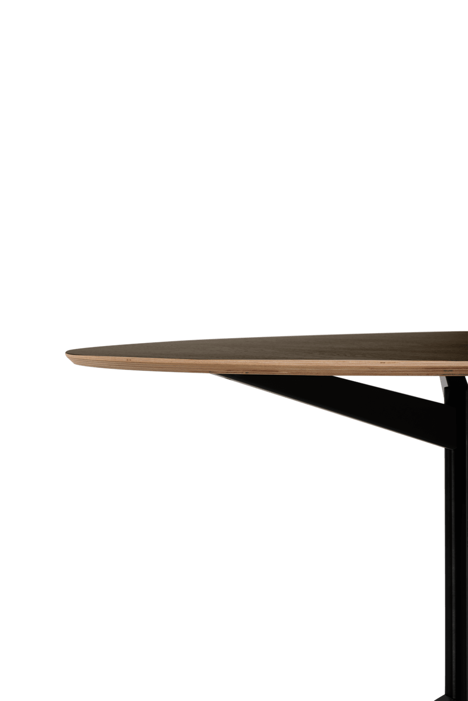 TE 06 tafel zwart Martin Visser - Ø 130 cm.