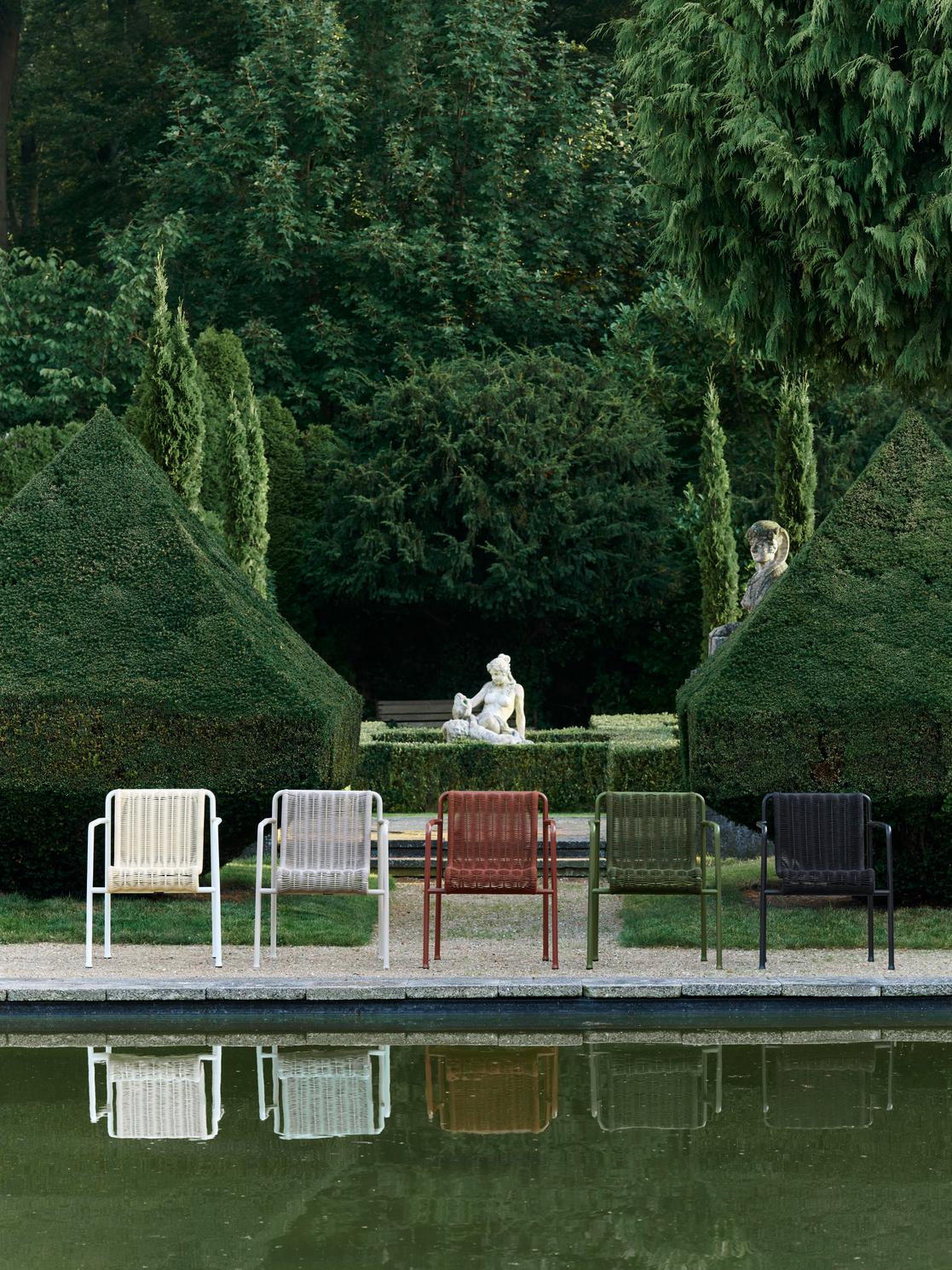 Palissade Cord tuinstoel met armleuning