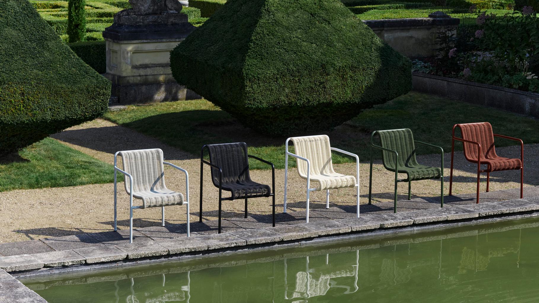 Palissade Cord tuinstoel met armleuning