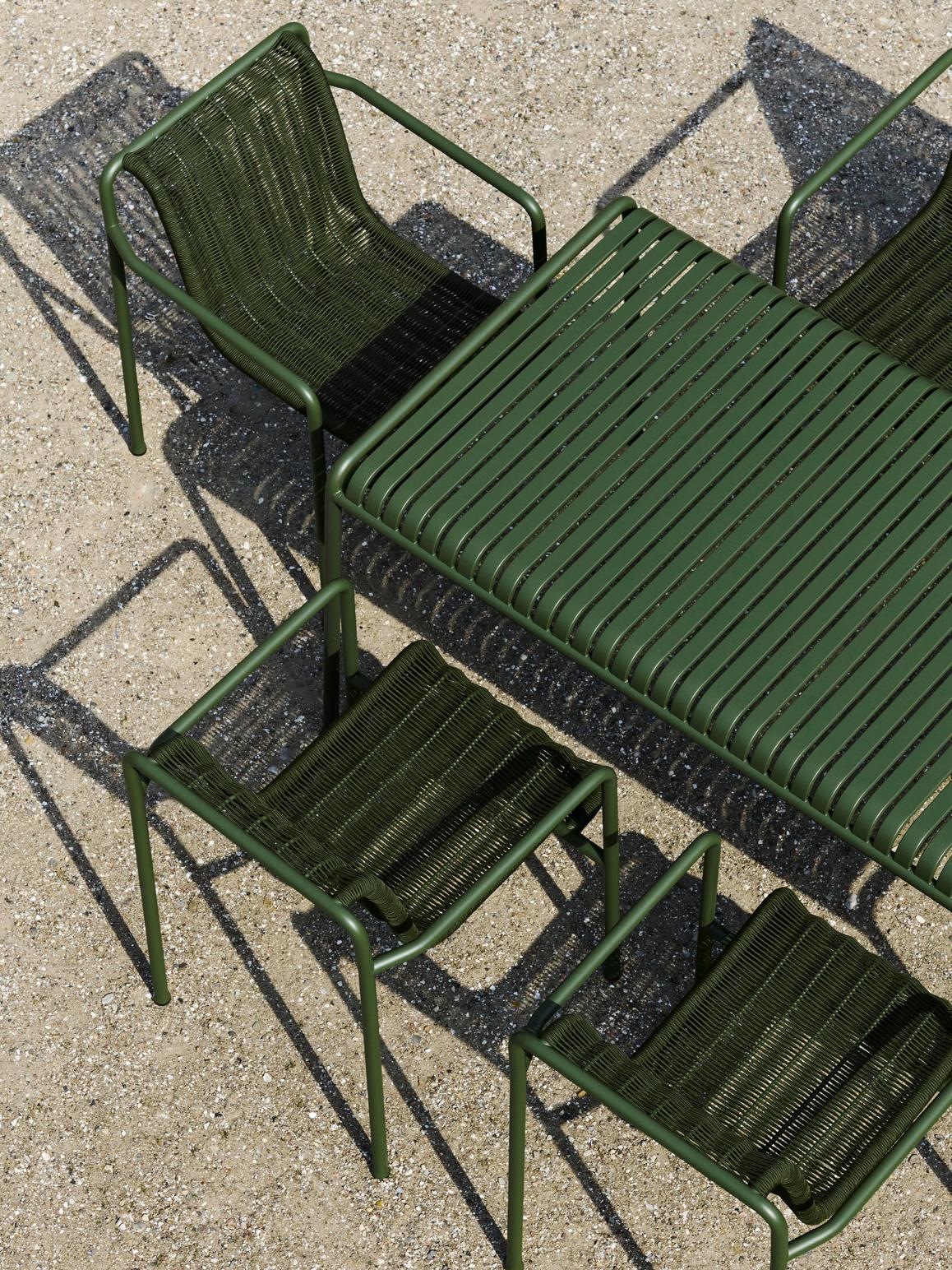 Palissade Cord tuinstoel met armleuning