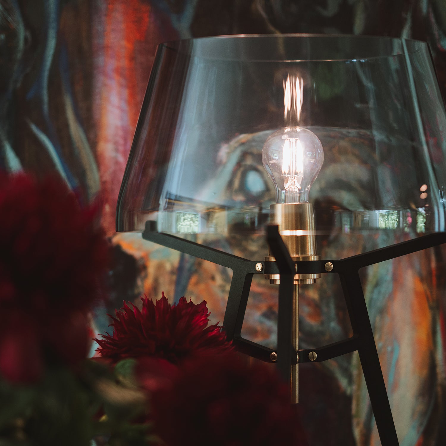 Ella tafellamp transparant