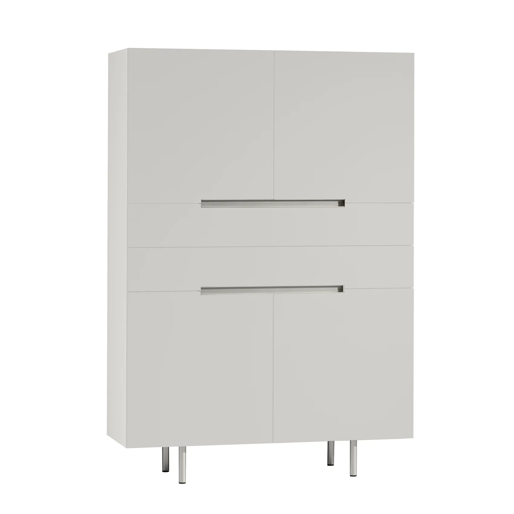 Castelijn staande hoge kast Line - KL-AA - E62 ecru effect