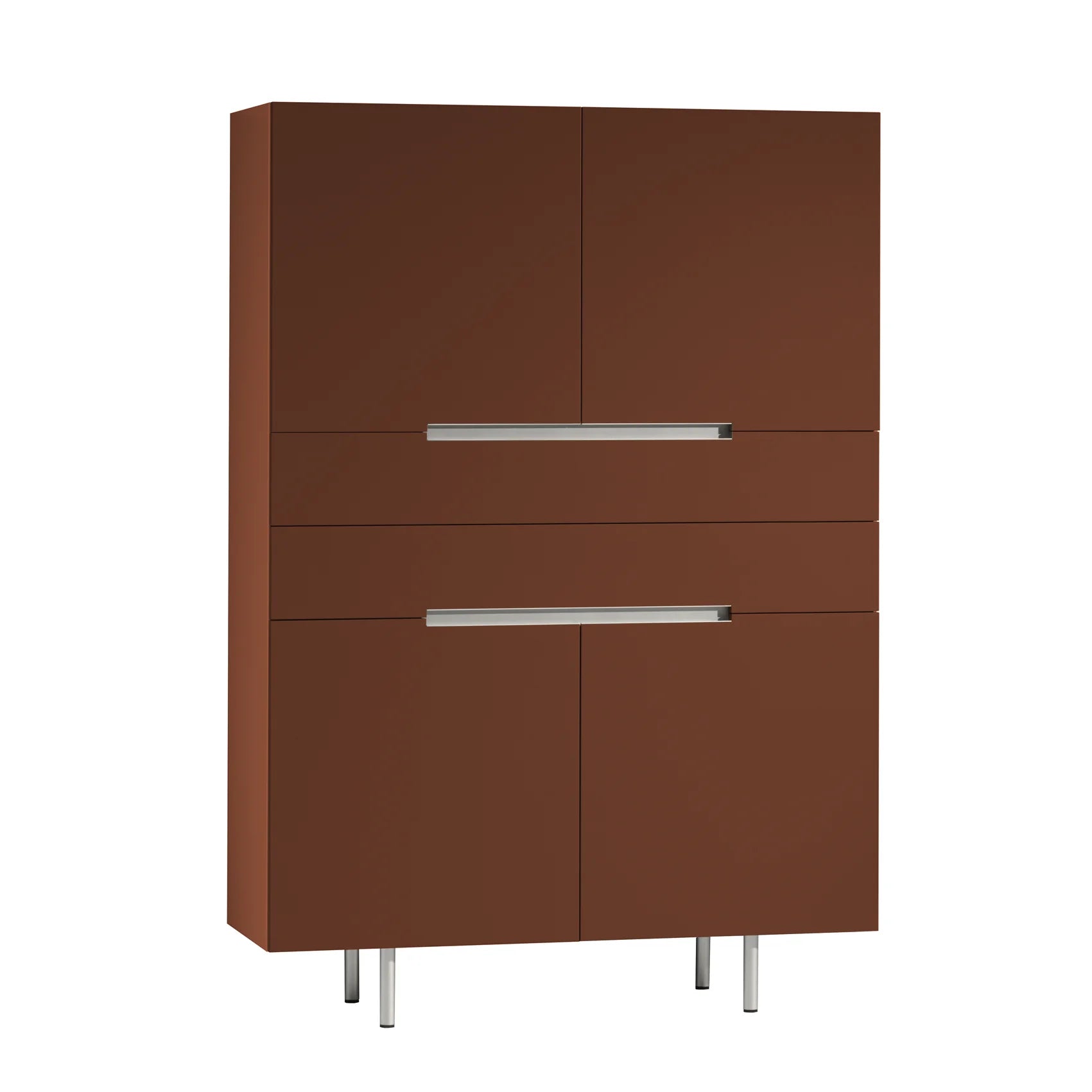 Castelijn staande hoge kast Line - KL-AA - E87 roest effect