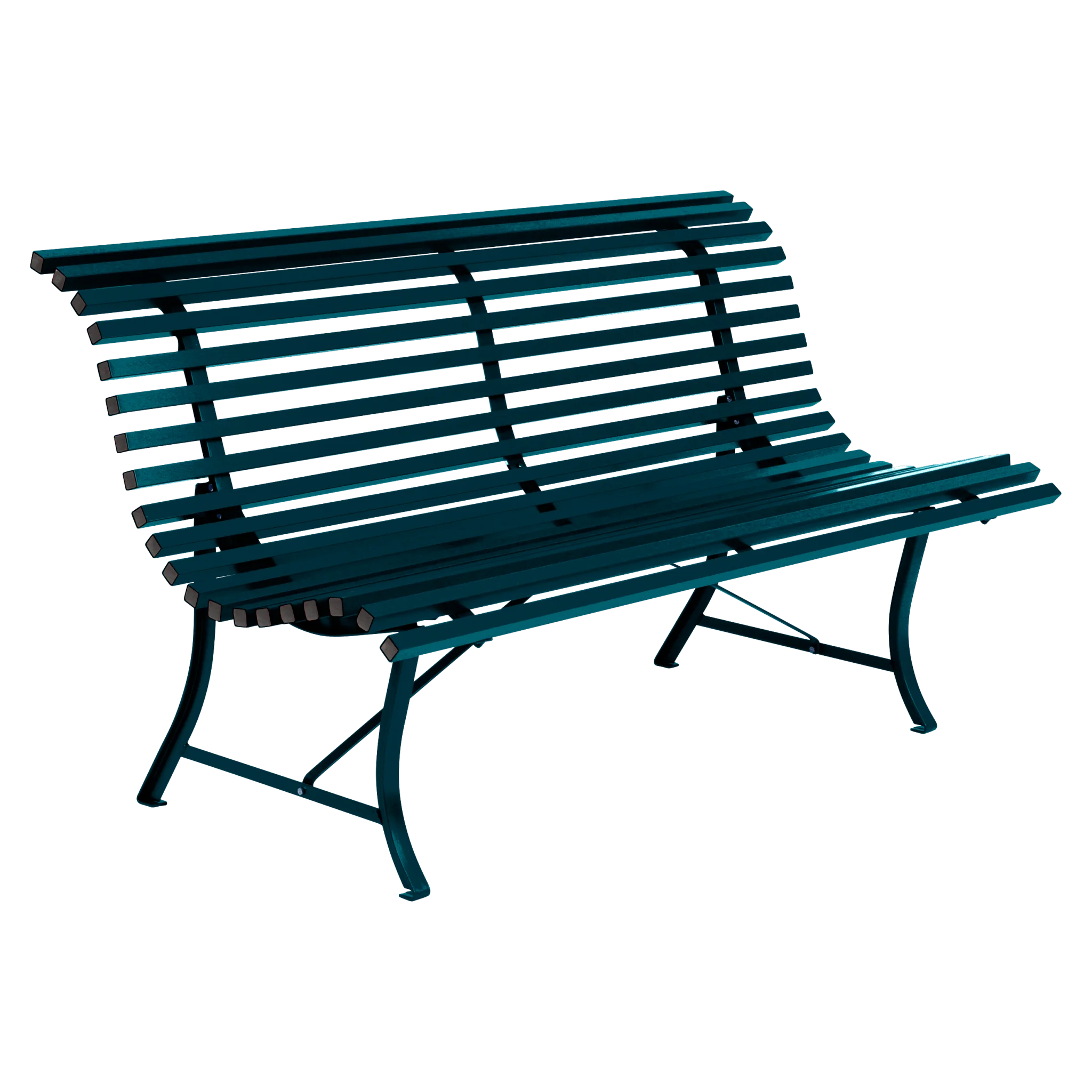 Fermob tuinbank Louisiane - 150 cm. - Acapulco Blue