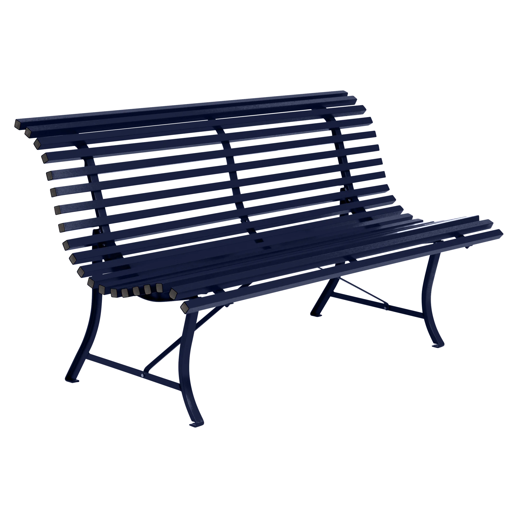 Fermob tuinbank Louisiane - 150 cm. - deep blue