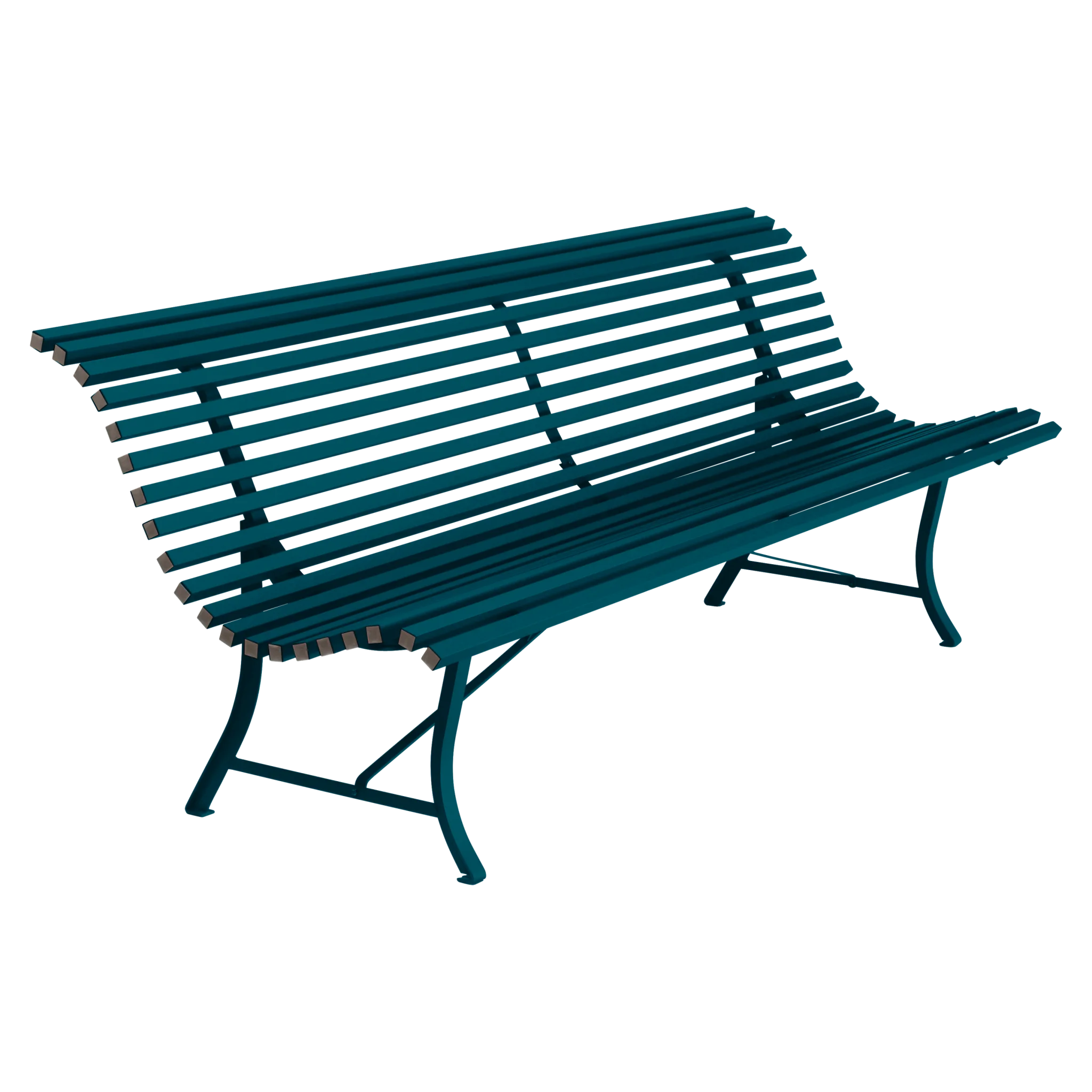 Fermob tuinbank Louisiane - 200 cm. - Acapulco Blue