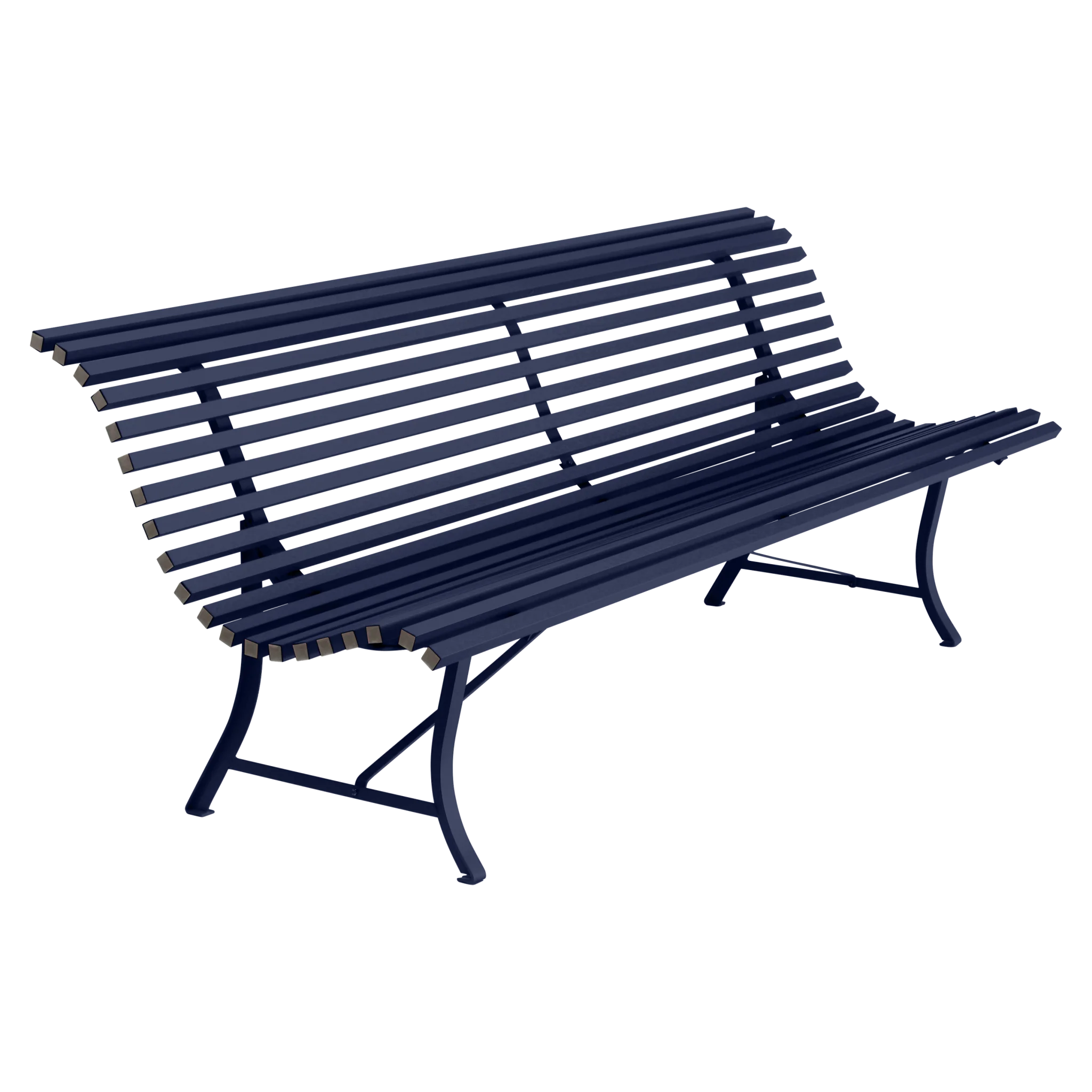 Fermob tuinbank Louisiane - 200 cm. - deep blue