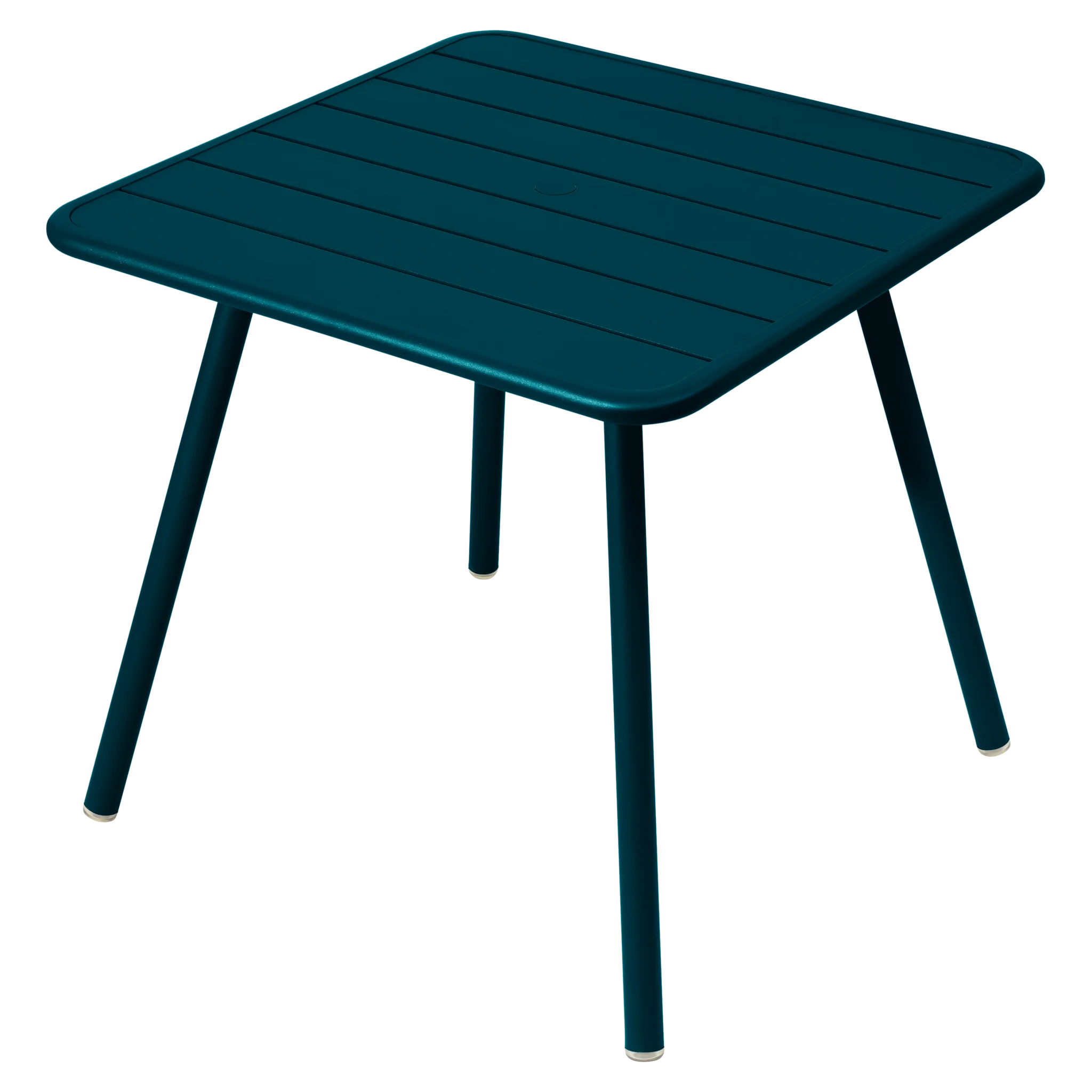 Fermob tuintafel Luxembourg vierpoot - 80 x 80 cm. - Acapulco Blue
