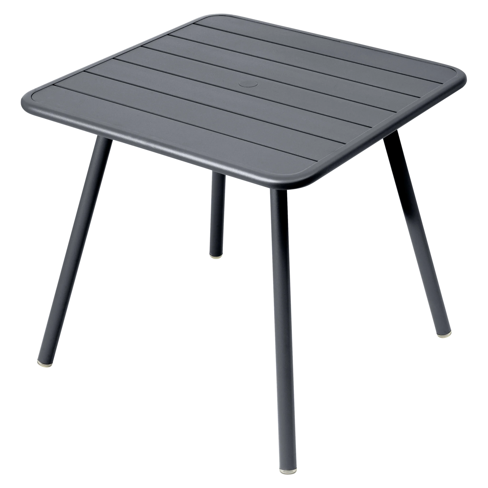 Fermob tuintafel Luxembourg vierpoot - 80 x 80 cm. - anthracite
