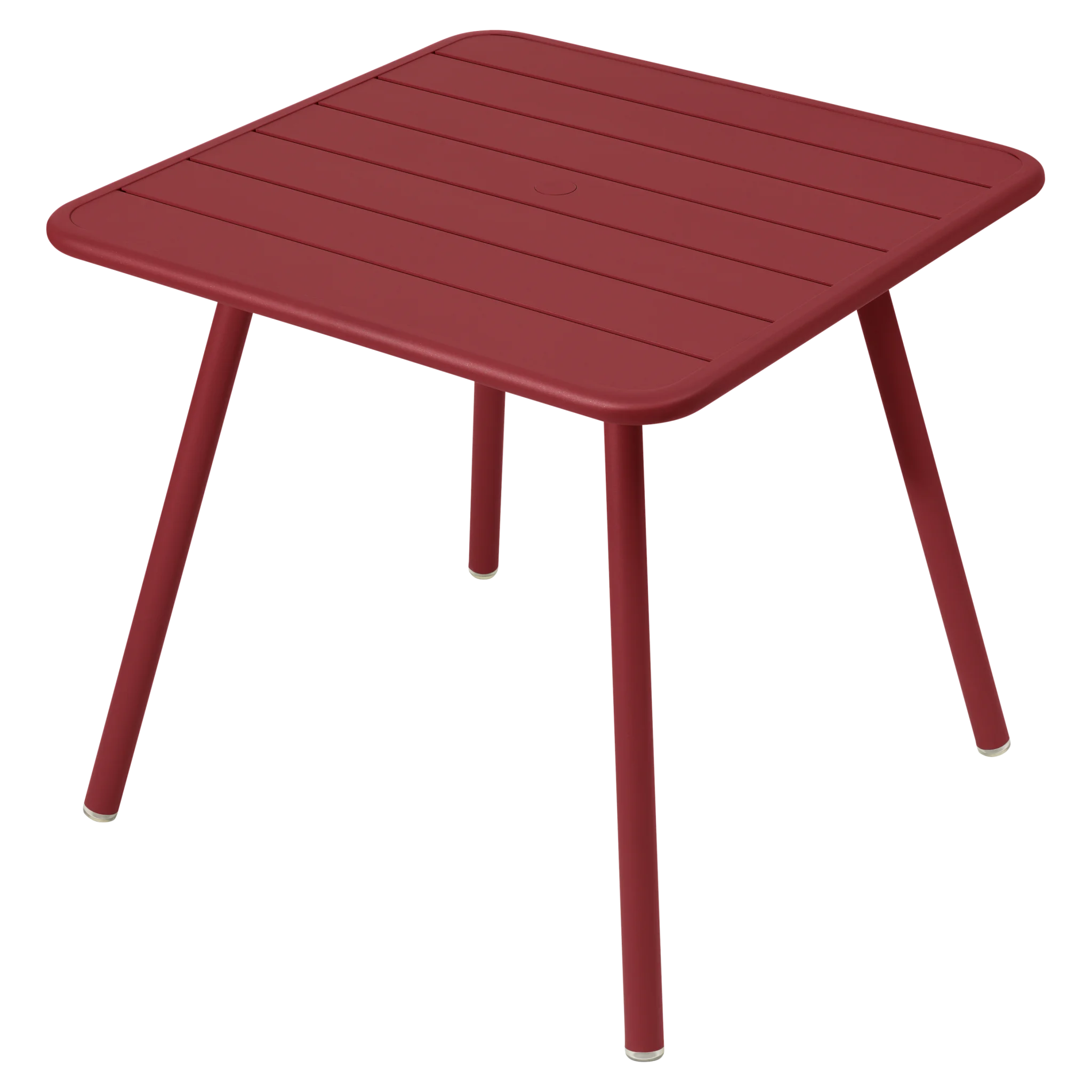 Fermob tuintafel Luxembourg vierpoot - 80 x 80 cm. - Chili