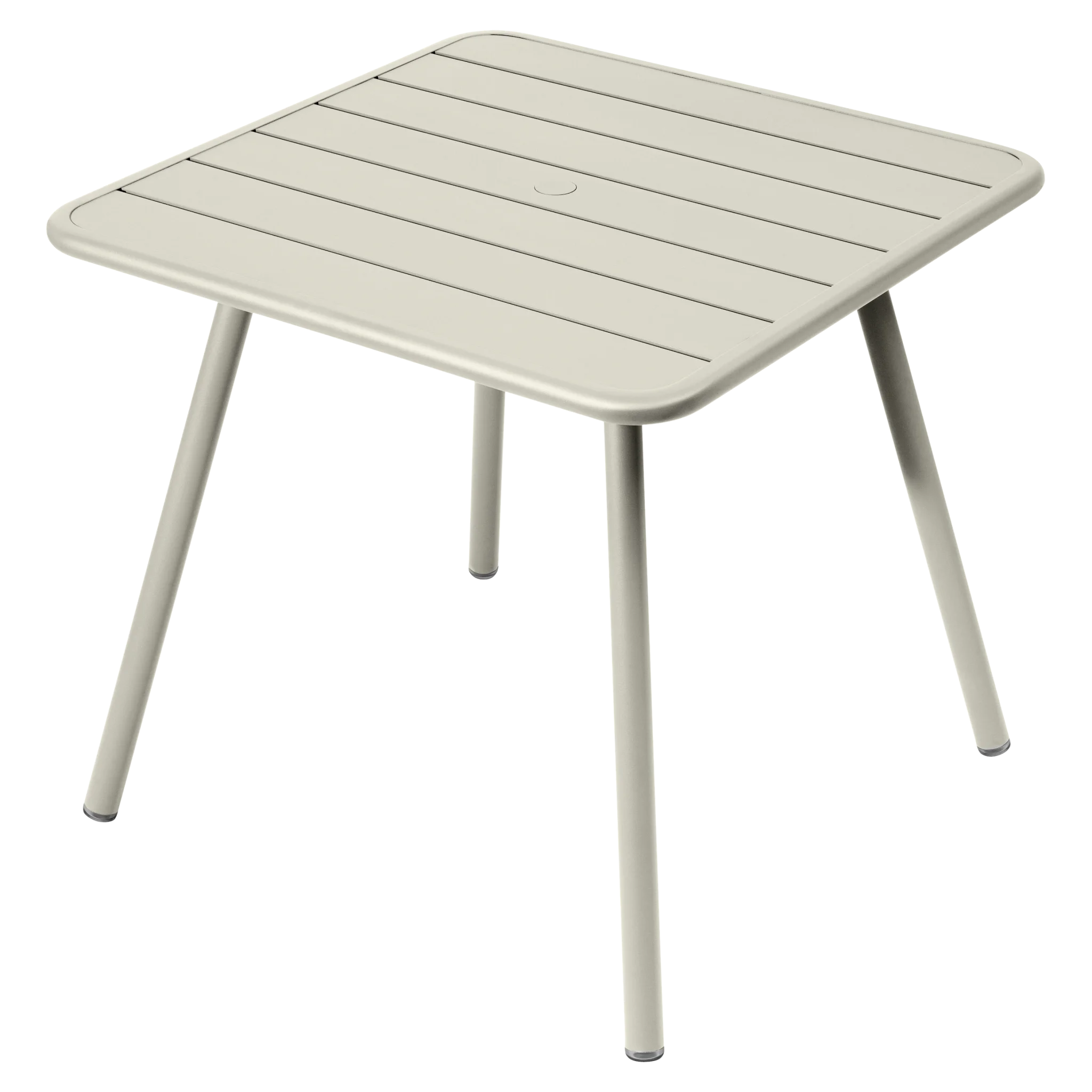 Fermob tuintafel Luxembourg vierpoot - 80 x 80 cm. - Clay Grey