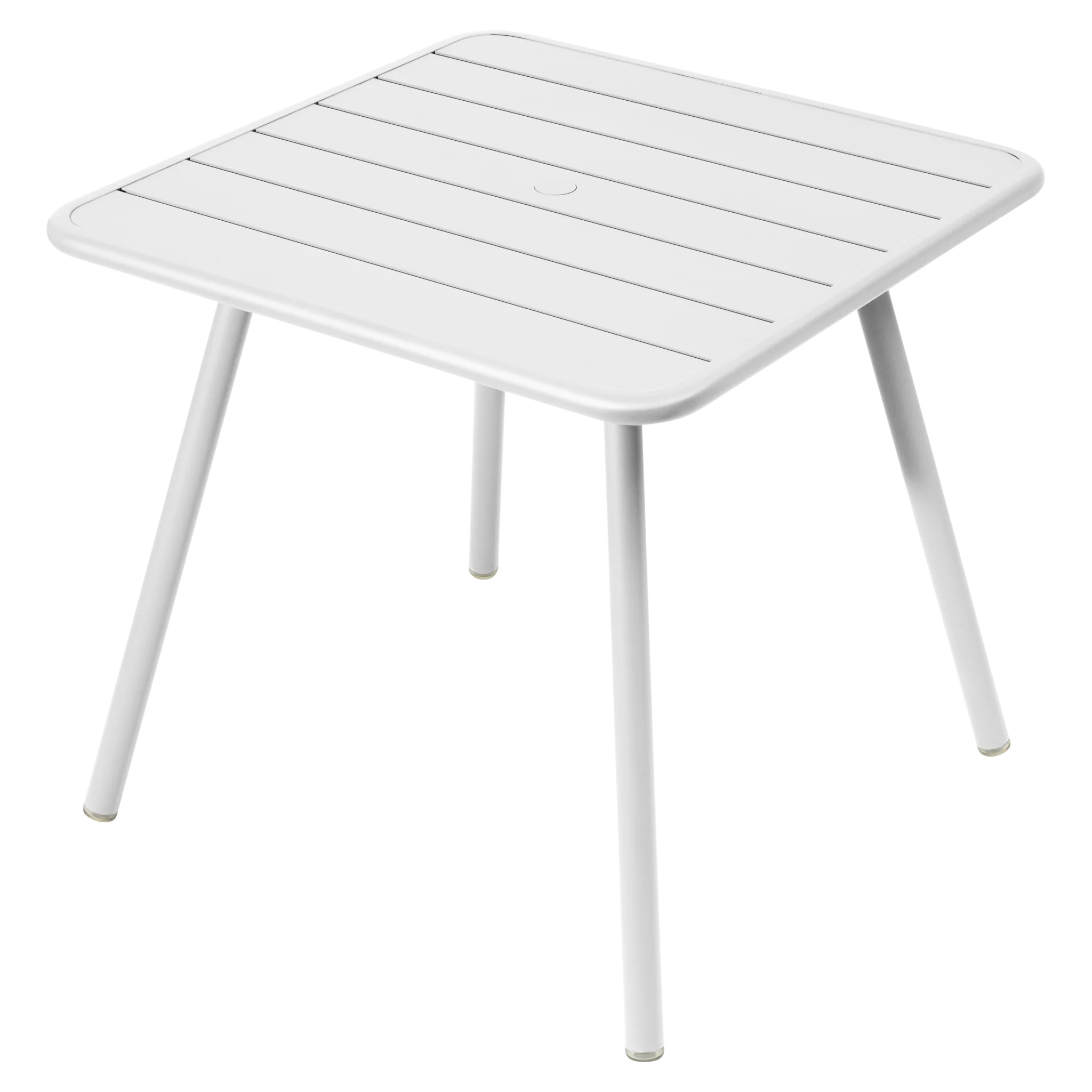 Fermob tuintafel Luxembourg vierpoot - 80 x 80 cm. - cotton white