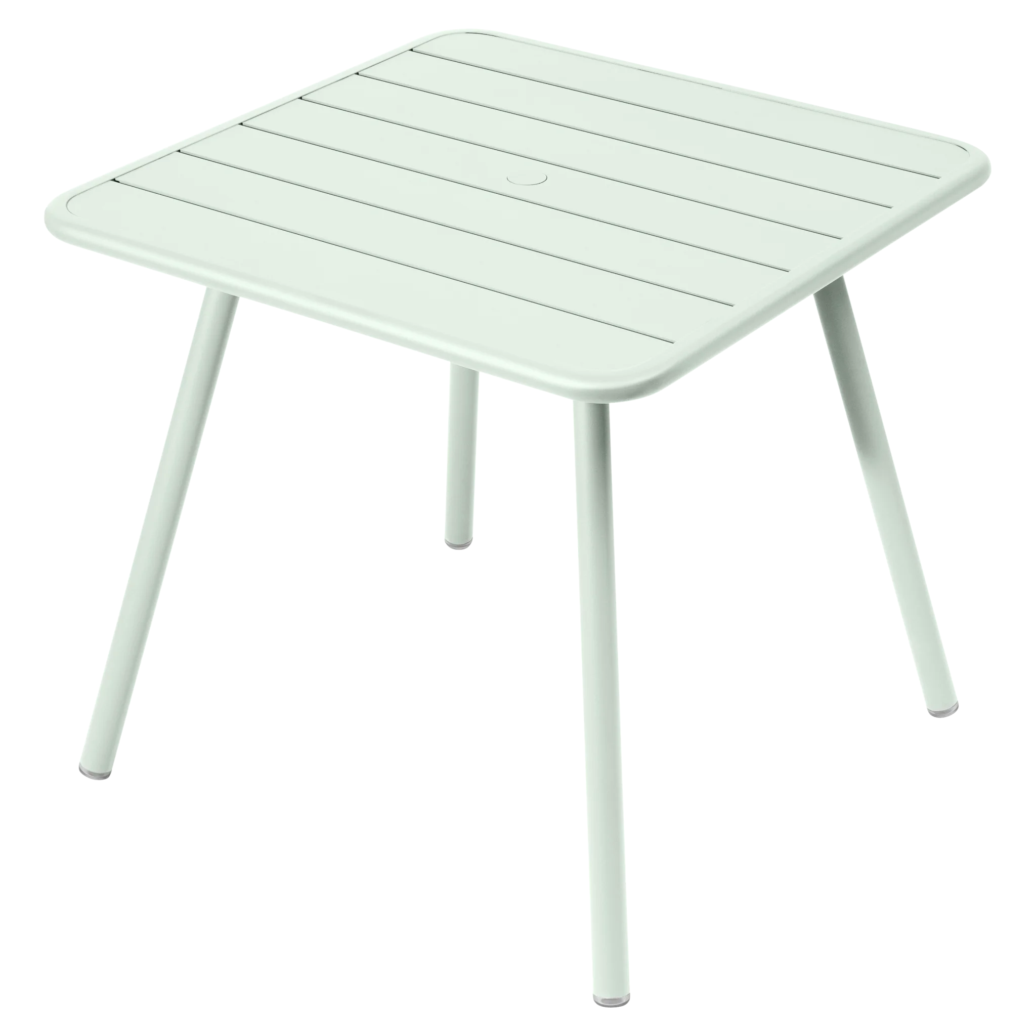 Fermob tuintafel Luxembourg vierpoot - 80 x 80 cm. - ice mint