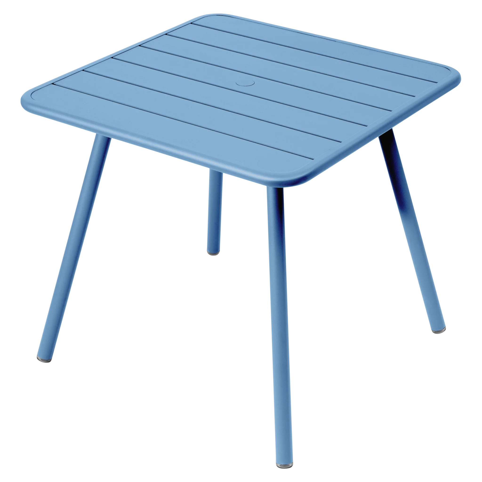 Fermob tuintafel Luxembourg vierpoot - 80 x 80 cm. - Maya Blue