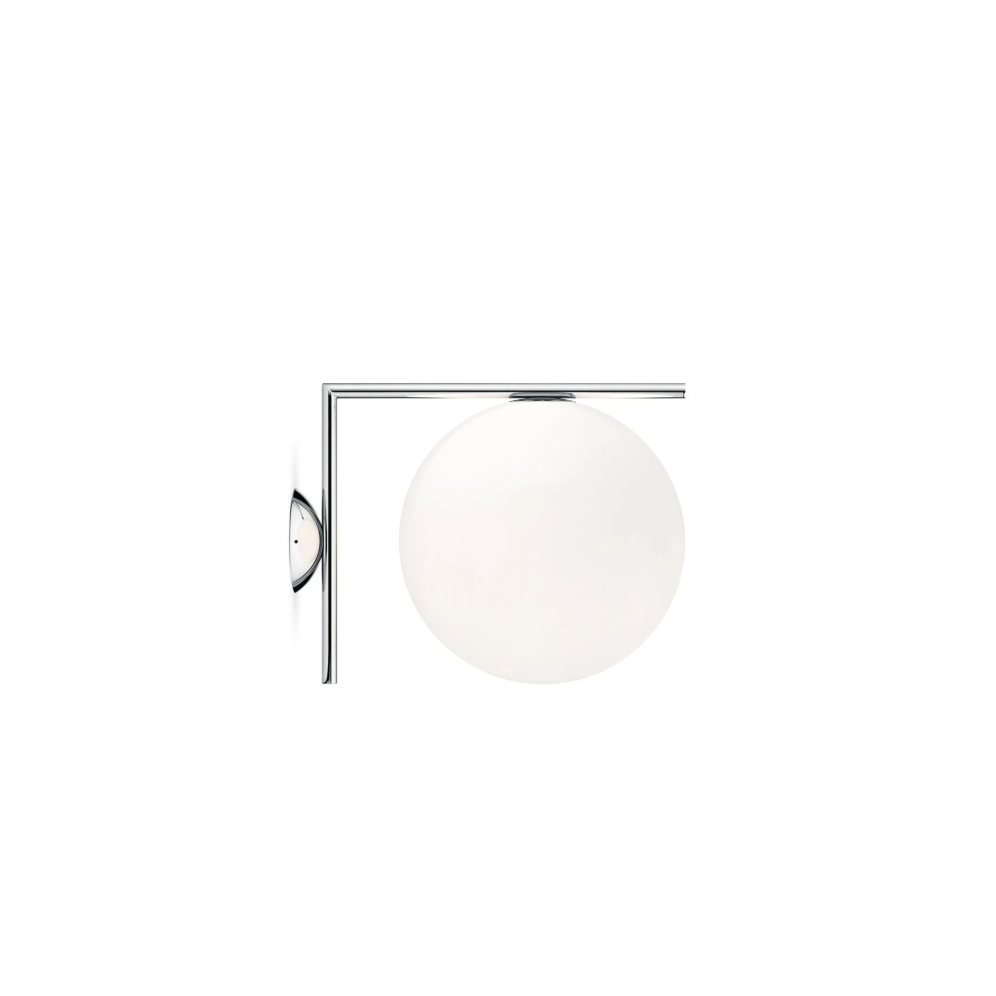 Flos plafond- en wandlamp IC Lights C/W2 - chroom