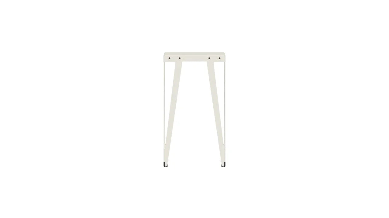 Witte metalen tafelpoten van de Hoge Tafel Lloyd 60 x 60 voor een modern interieur