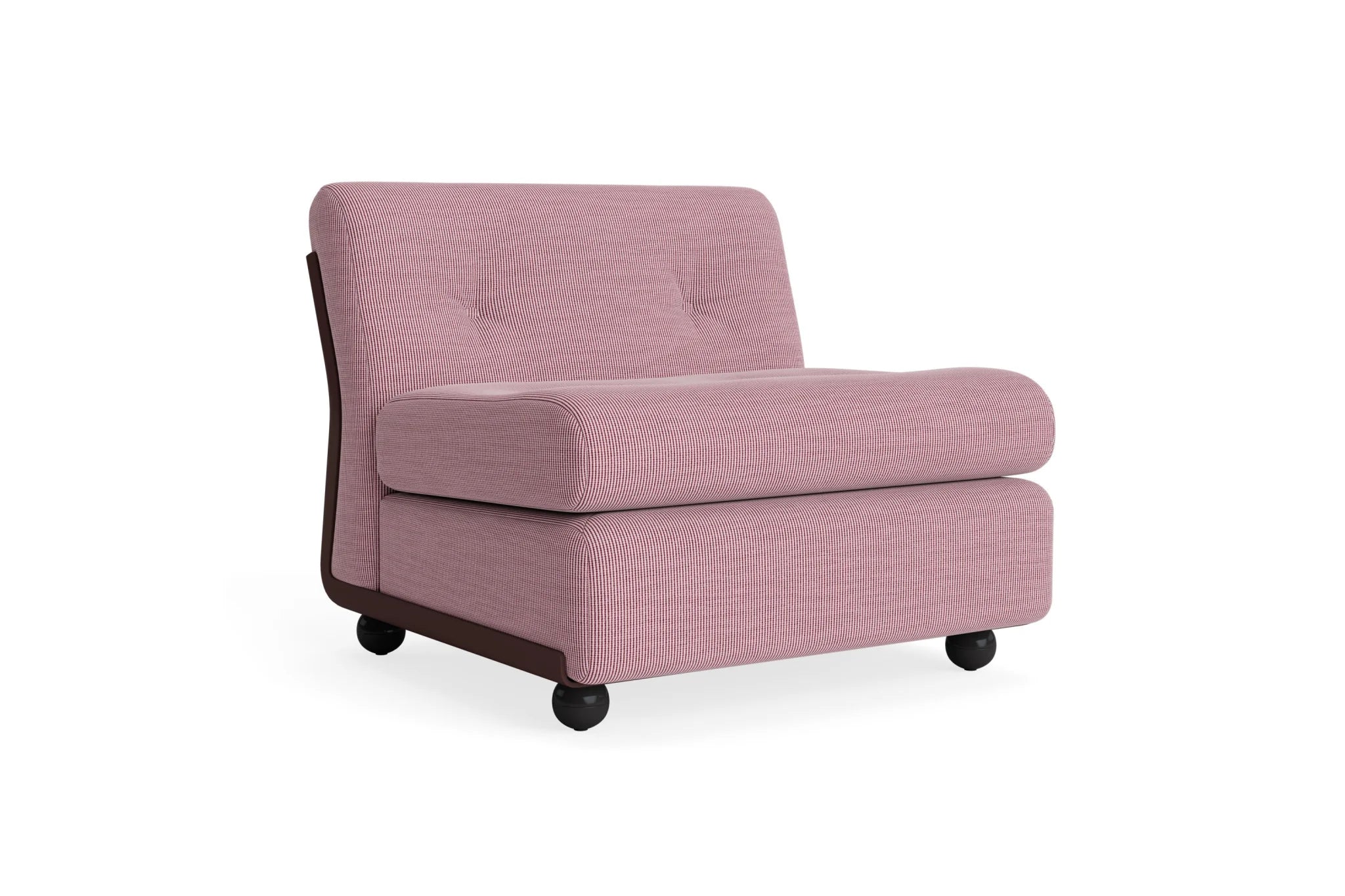 Hay Design Amanta Sofa stof 1 zits - Burgundy Red Shell & Upholstery Yuma 1851