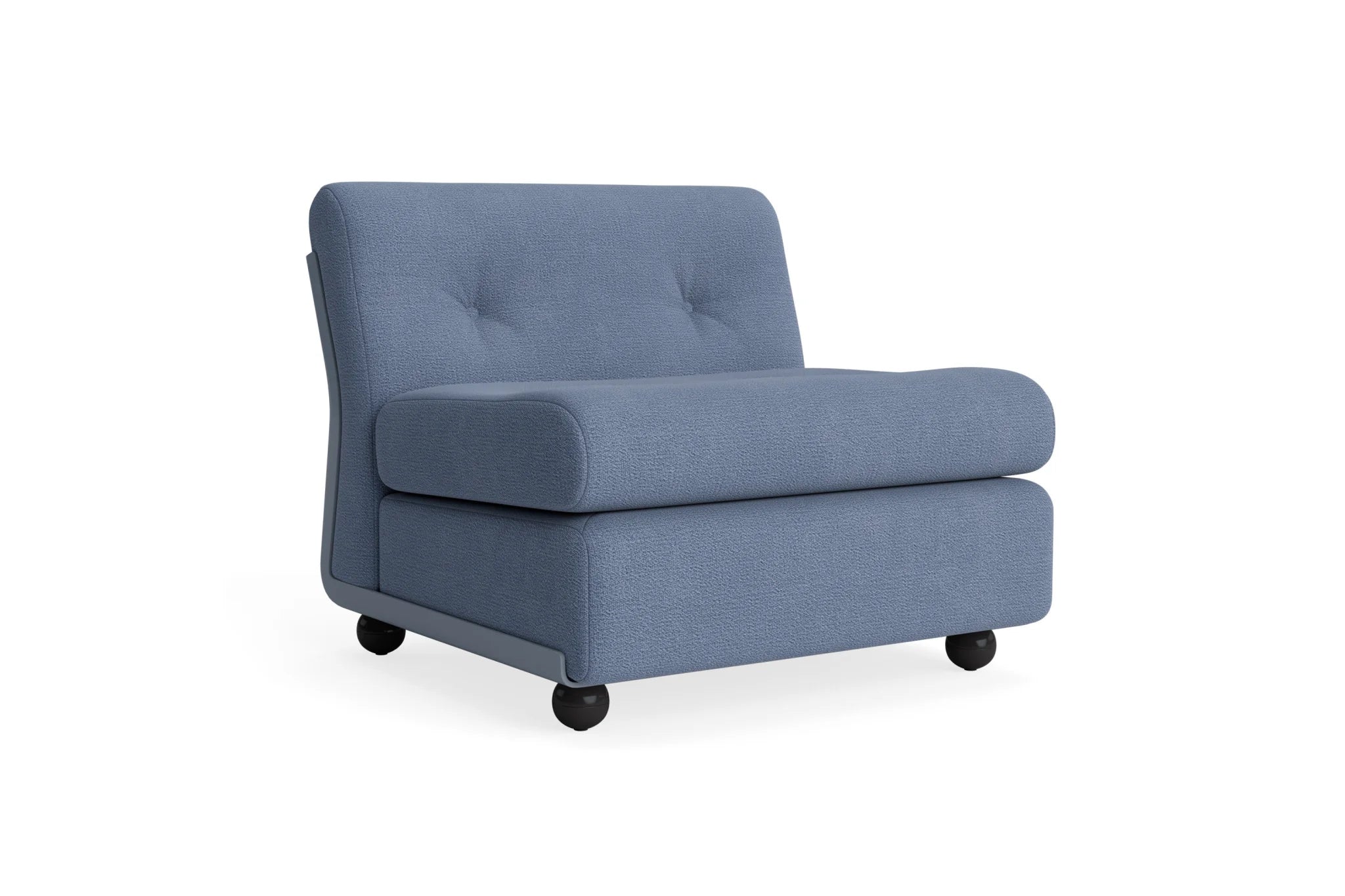 Hay Design Amanta Sofa stof 1 zits - Frost Blue Shell & Upholstery Osumi 30