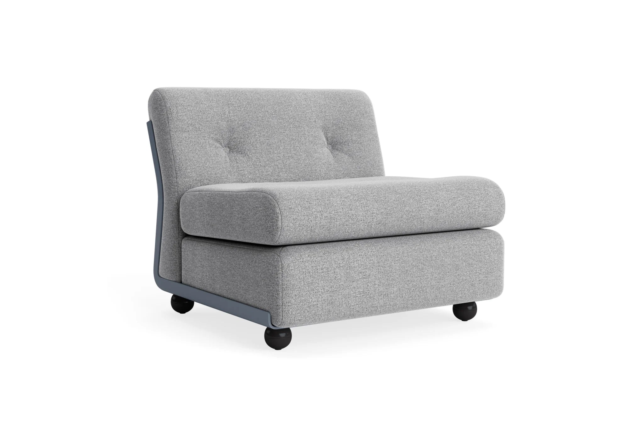 Hay Design Amanta Sofa stof 1 zits - Frost Blue Shell & Upholstery Hallingdal 130