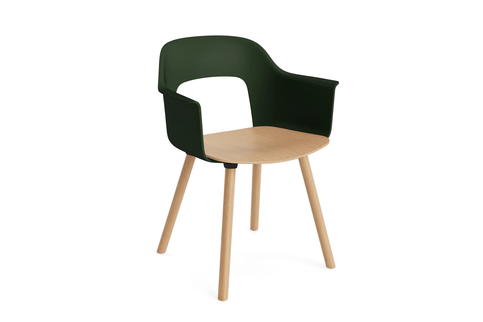 Hay Design Layout Armchair 222 eiken - Bottle green