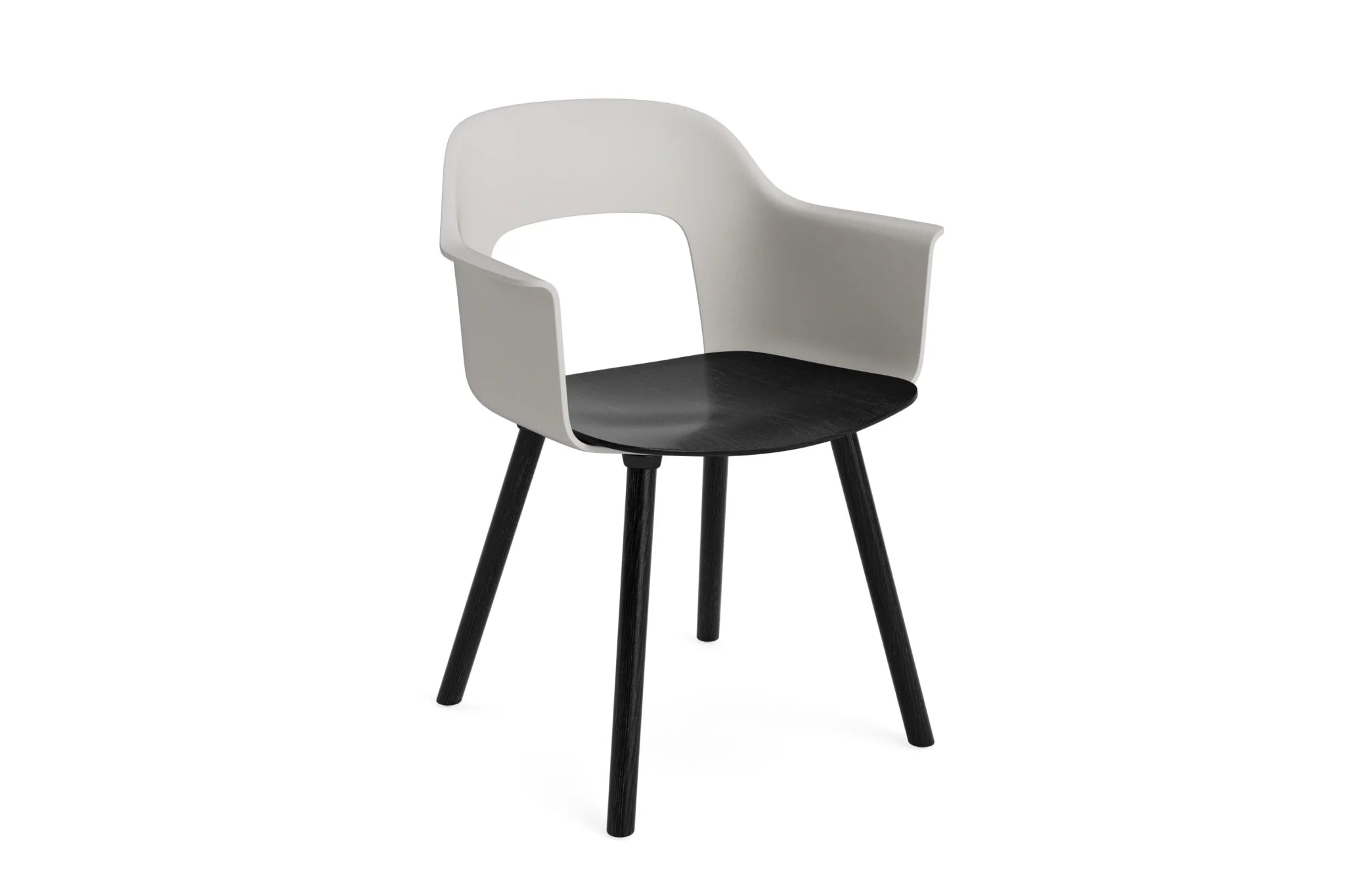 Hay Design Layout Armchair 222 zwart eiken - sky grey