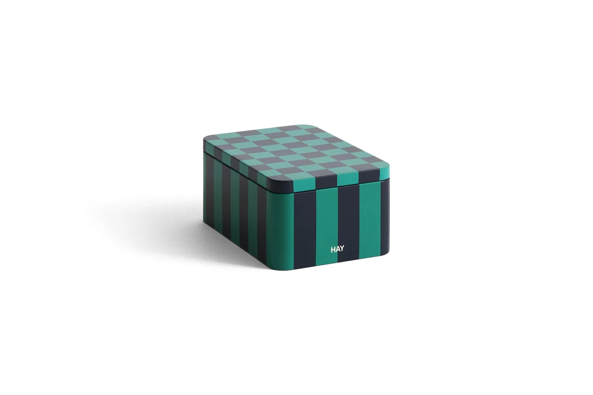 Hay Design Tin Opberger - Small Blauw & Groen