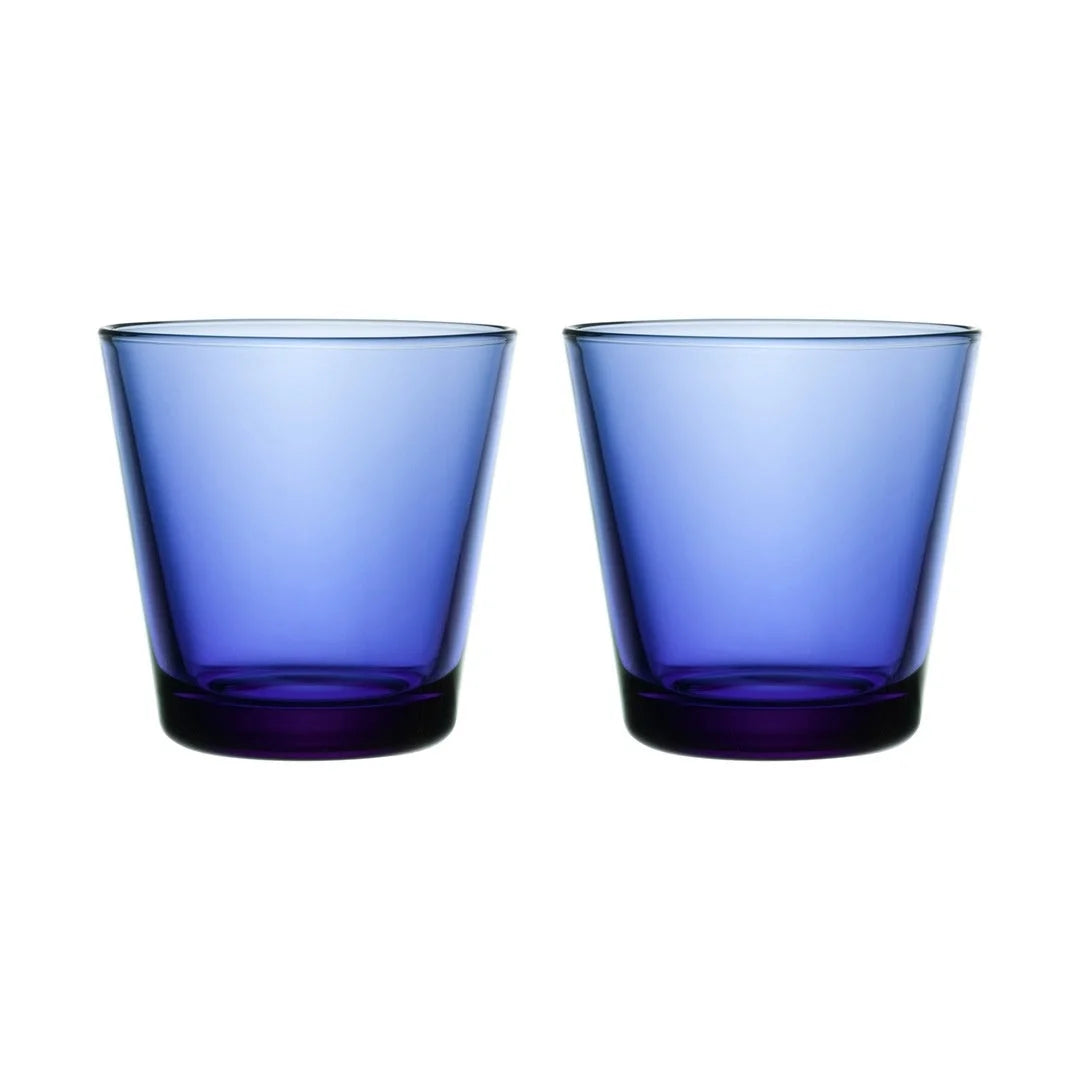 iittala Kartio glas 21 cl. - 2 stuks - ultramarijn 21 cl.
