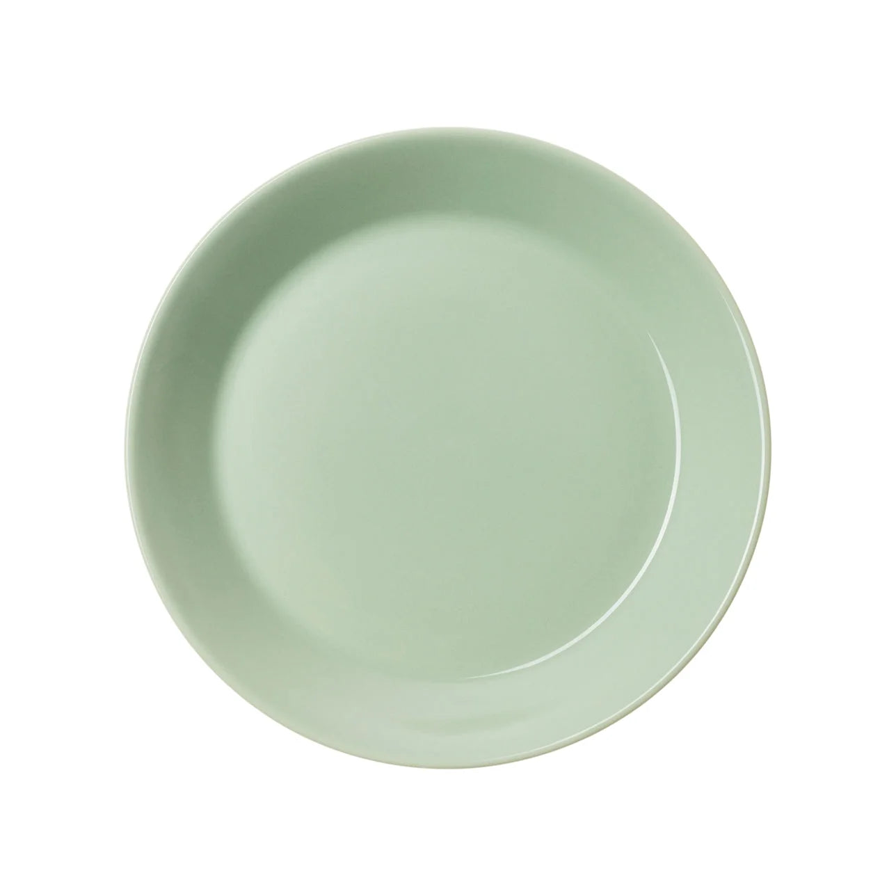 Mintgroene keramische teema plat bord van 17 cm uit de Teema collectie
