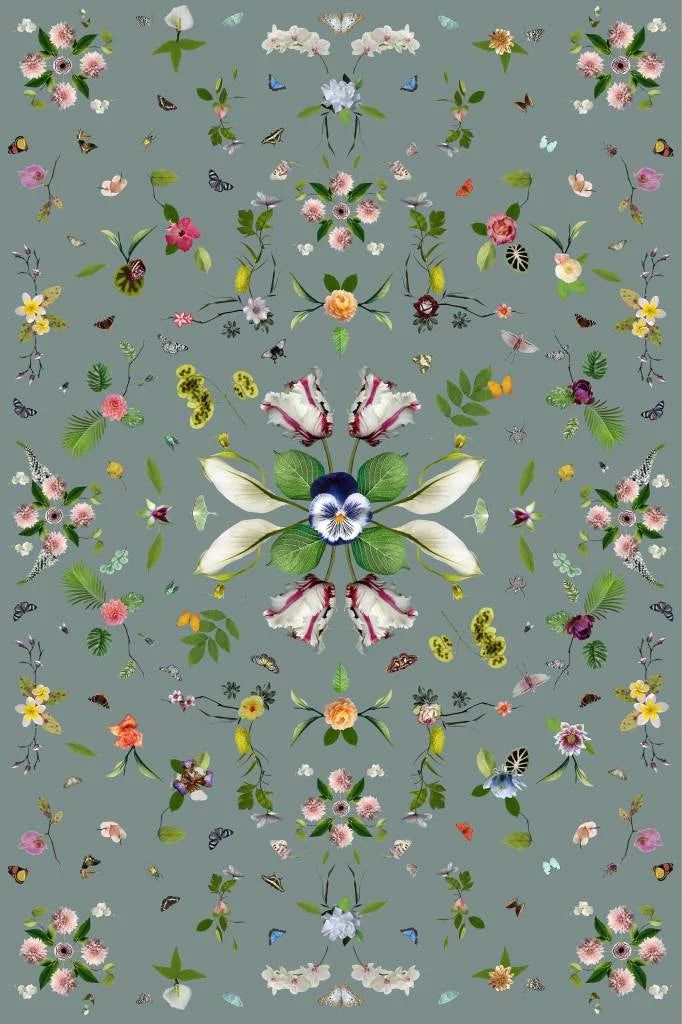 Moooi Carpets Garden of Eden rechthoek - grijs 200 x 300 cm.