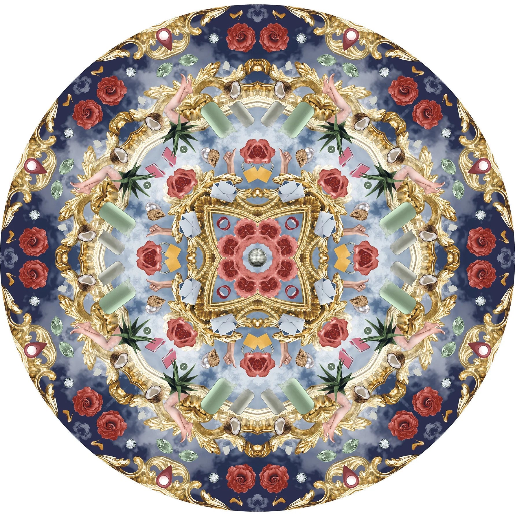 Moooi Carpets Utopian Fairy Tales rond - Royal Ø 250 cm.