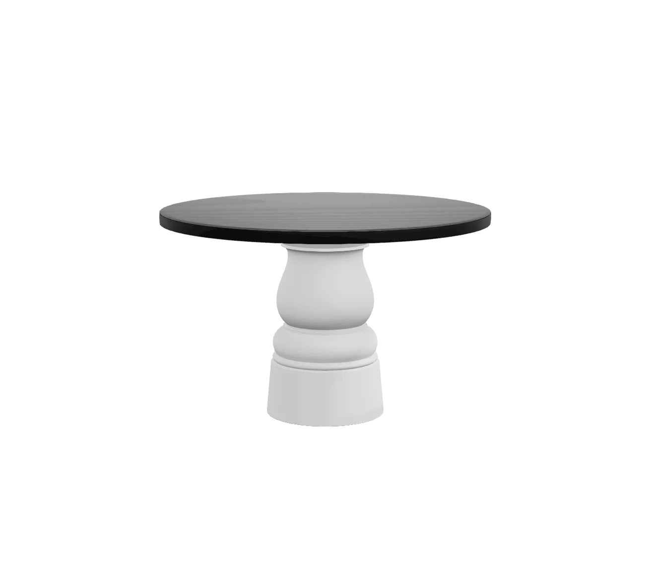 Moooi Container Table base wit - Ø 120 cm. - black stained