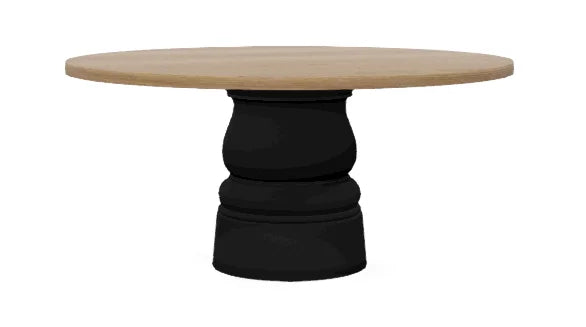 Moooi Container Table base zwart - Ø 160 cm. - natural oil