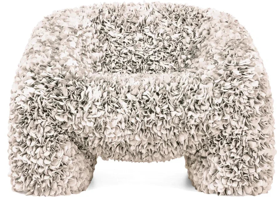 Moooi fauteuil Hortensia - Petal Ivory