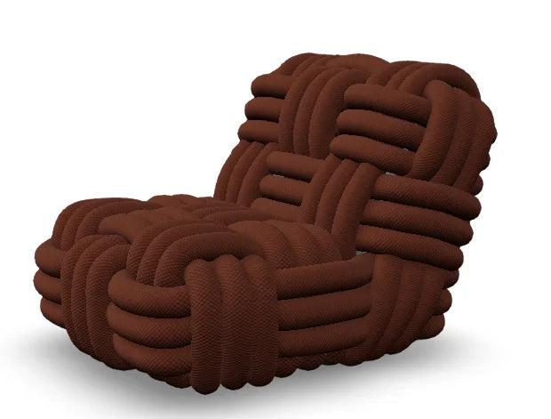 Moooi fauteuil Knitty Lounge - Charm Ginger
