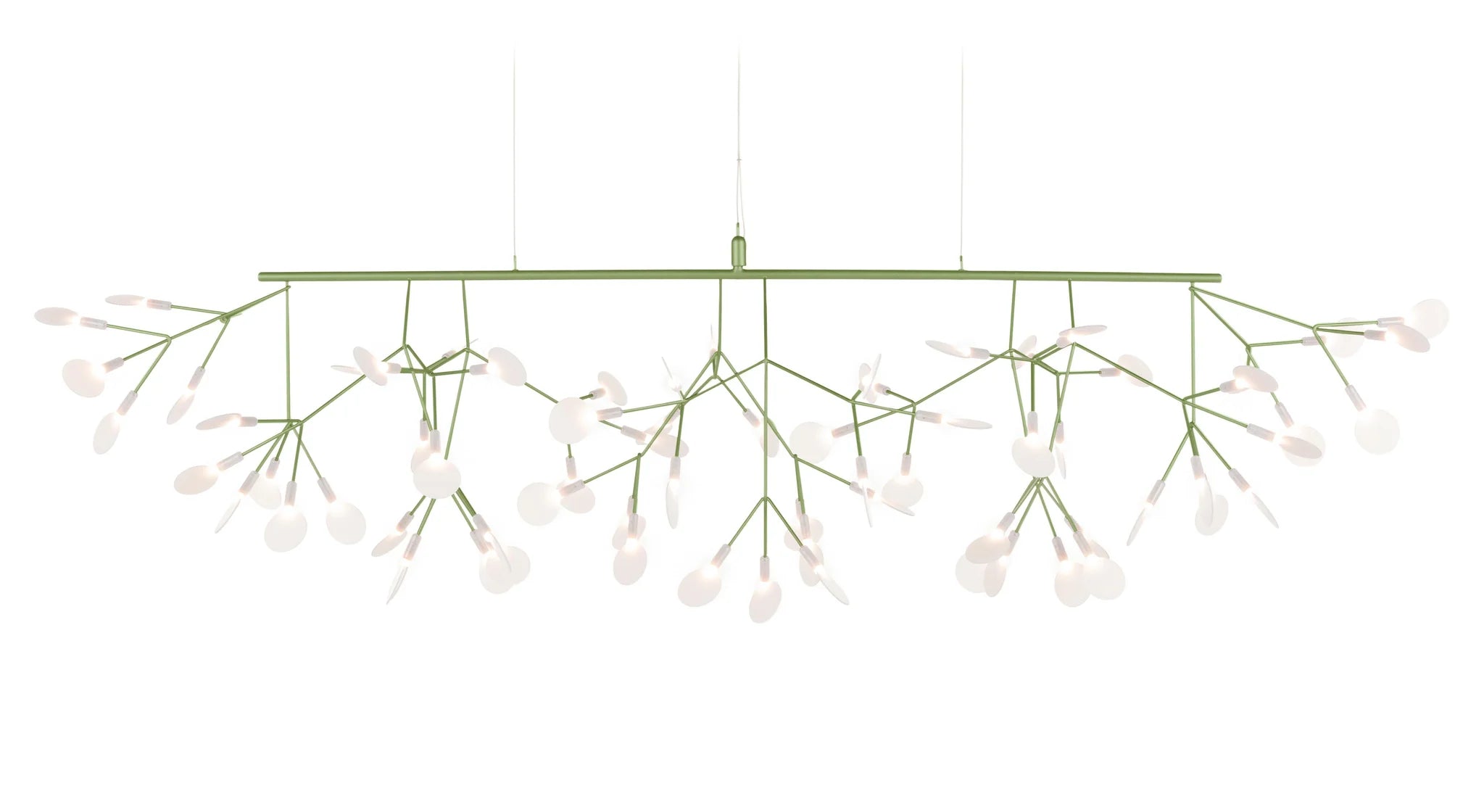 Moooi hanglamp Heracleum III linear - groen