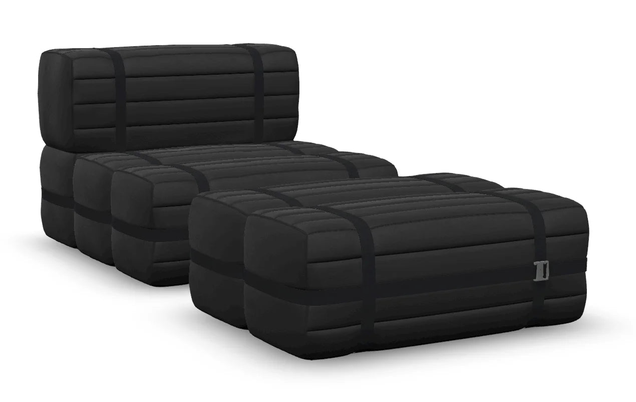 Moooi Haybale Lounge Chair met voetenbank