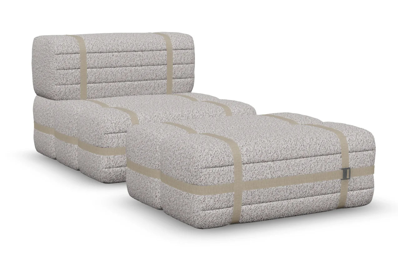 Moooi Haybale Lounge Chair met voetenbank