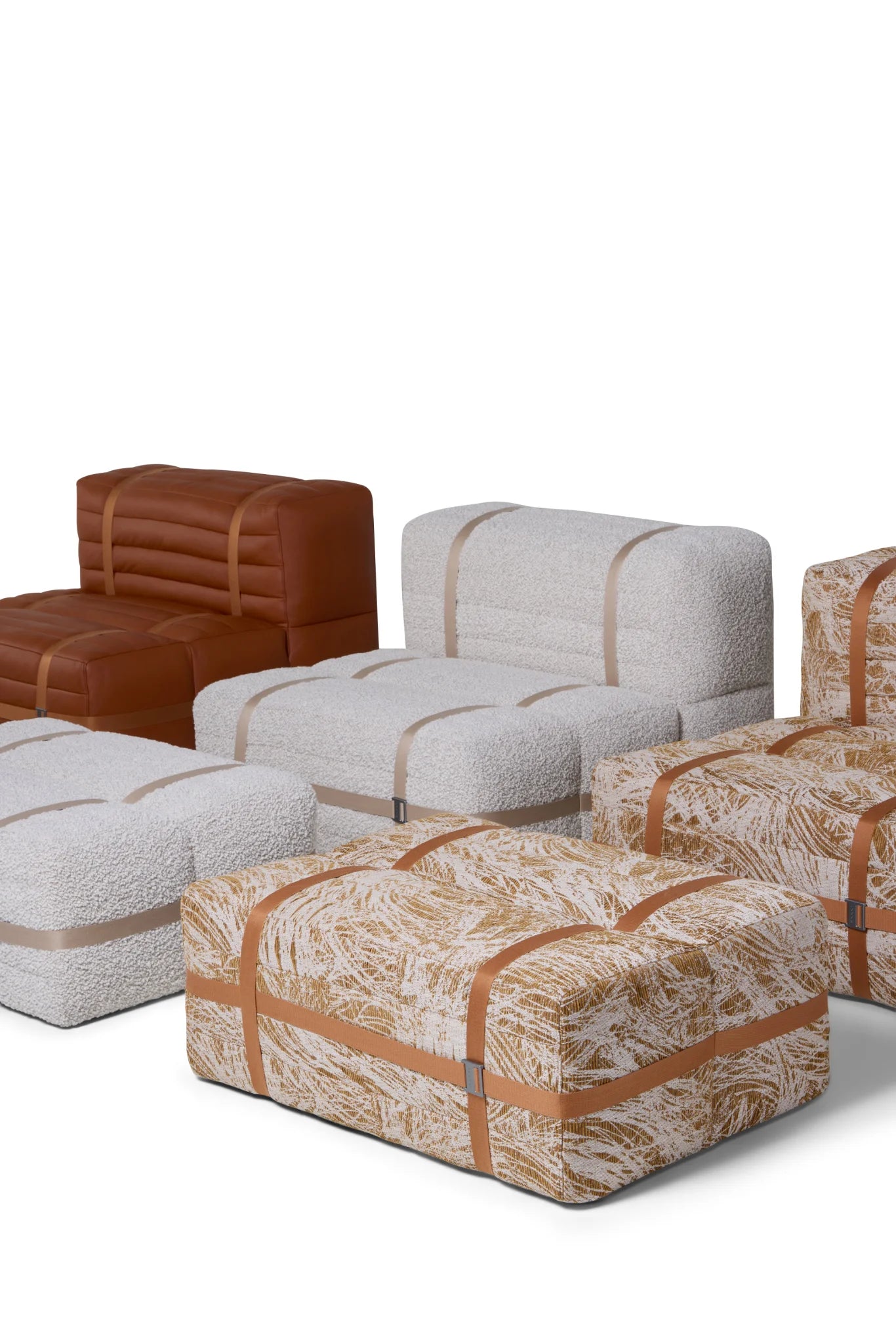Moooi Haybale Lounge Chair met voetenbank