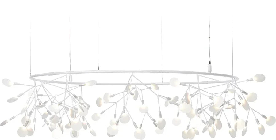 Moooi kroonluchter Heracleum III the Big O - wit - Small O